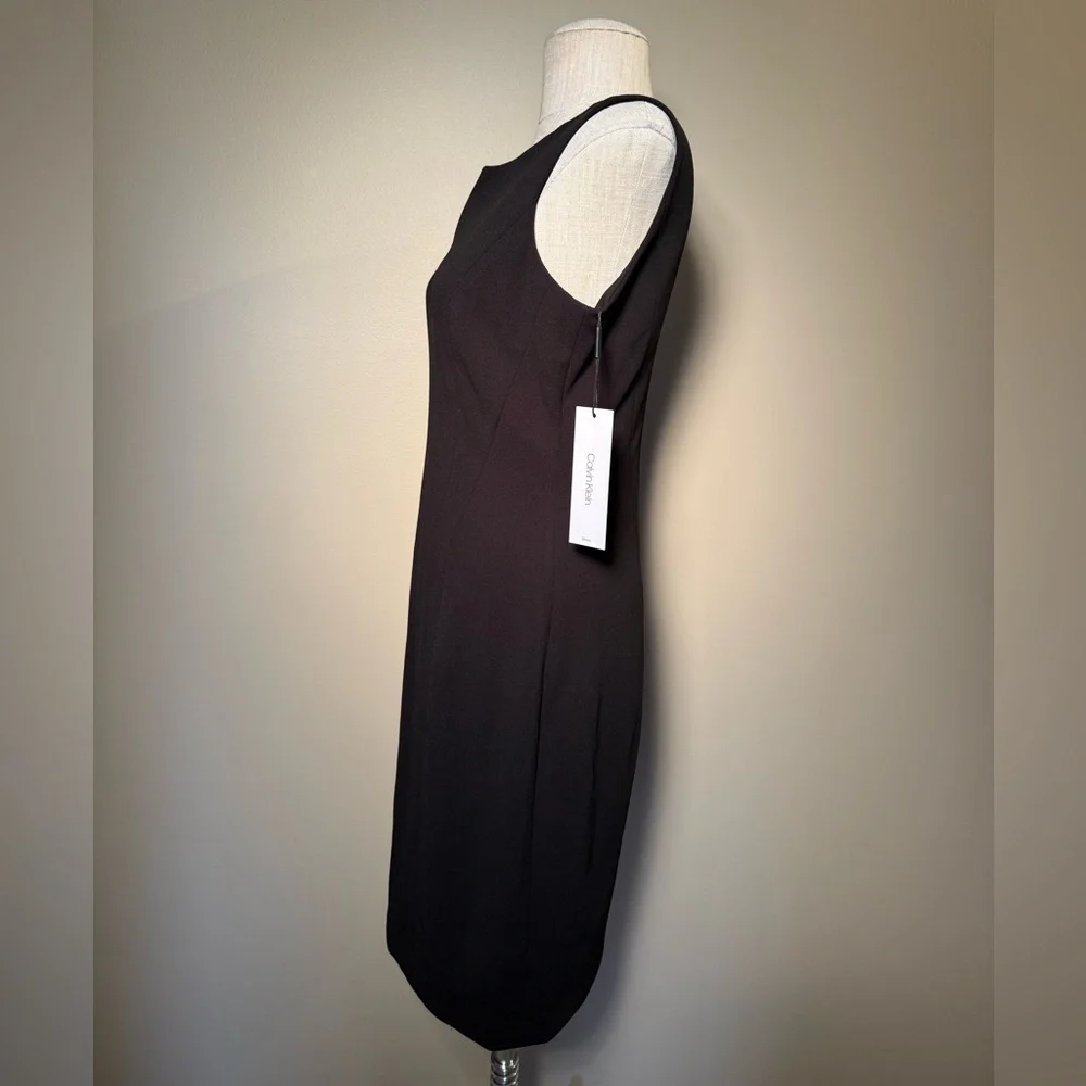 Calvin Klein Alexi Black Midi Dress - Picture 4 of 8